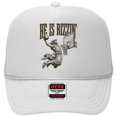 Jesus Playing Basketball He Is Rizzin Hat
