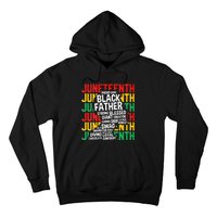 Juneteenth Proud Black Fathers Day Black History African Hoodie