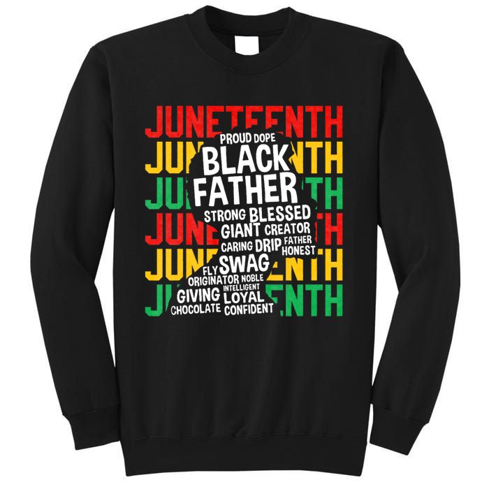 Juneteenth Proud Black Fathers Day Black History African Sweatshirt