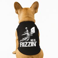 Jesus Playing Basketball He Is Rizzin Trending Funny Jesus Doggie Tank