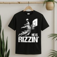 Jesus Playing Basketball He Is Rizzin Trending Funny Jesus T-Shirt