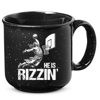 Jesus Playing Basketball He Is Rizzin Trending Funny Jesus 15oz Campfire Ceramic Mug