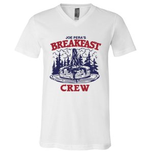 Joe PeraS Breakfast Crew V-Neck T-Shirt