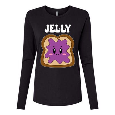 Jelly Peanut Butter Cute Couples Matching ValentineS Day Gift Womens Cotton Relaxed Long Sleeve T-Shirt