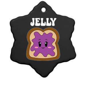 Jelly Peanut Butter Cute Couples Matching ValentineS Day Gift Ceramic Star Ornament