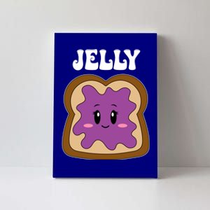 Jelly Peanut Butter Cute Couples Matching ValentineS Day Gift Canvas