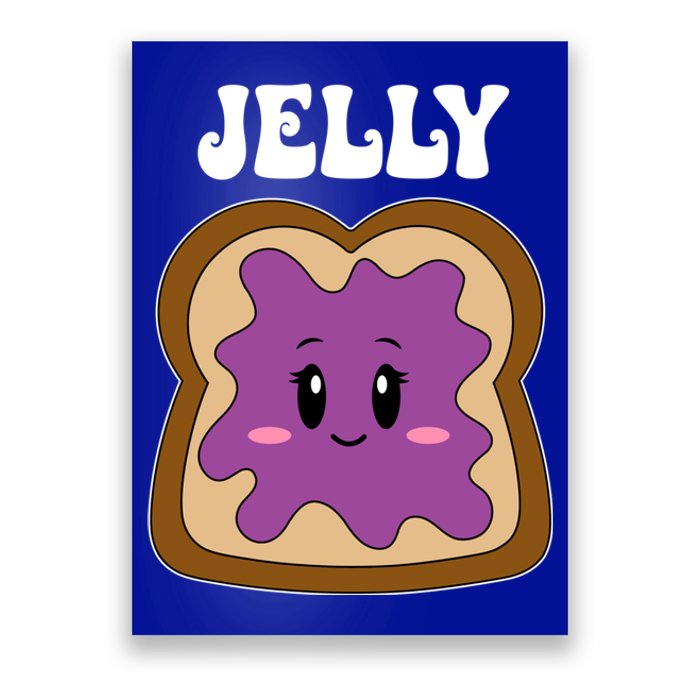 Jelly Peanut Butter Cute Couples Matching ValentineS Day Gift Poster