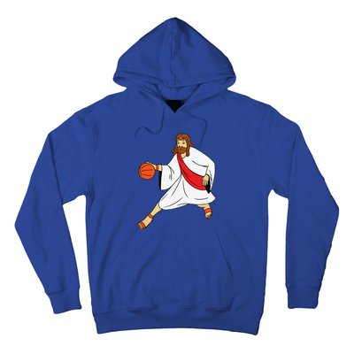 Jesus Playing Basketball Hoodie