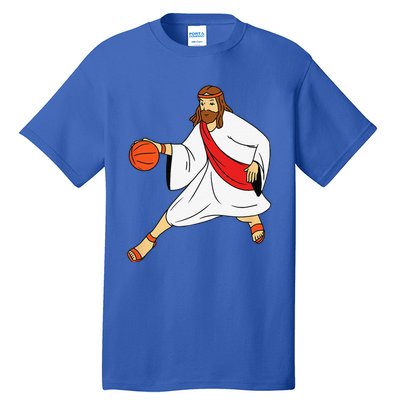 Jesus Playing Basketball Tall T-Shirt