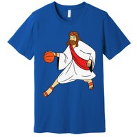 Jesus Playing Basketball Premium T-Shirt