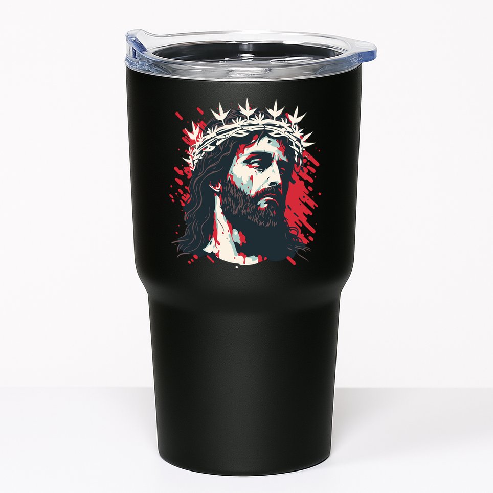 Jesus Painting Christianity Tumbler