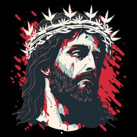 Jesus Painting Christianity Poster