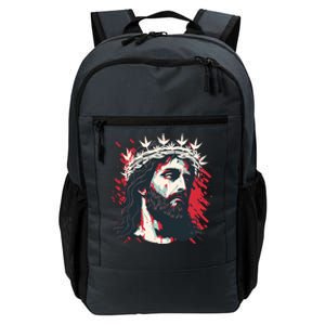 Jesus Painting Christianity Daily Commute Backpack