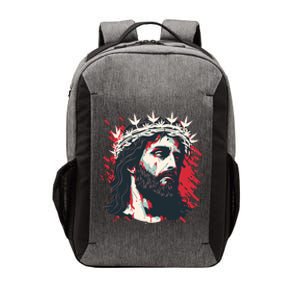 Jesus Painting Christianity Vector Backpack