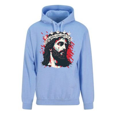 Jesus Painting Christianity Unisex Surf Hoodie