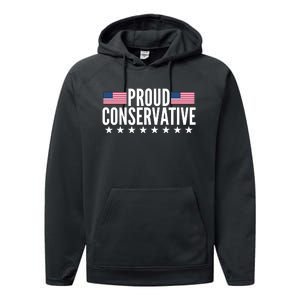 Justjenrx Proud Conservative Performance Fleece Hoodie