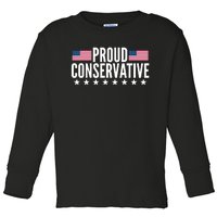 Justjenrx Proud Conservative Toddler Long Sleeve Shirt