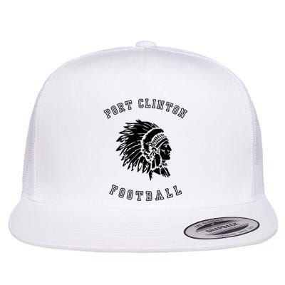 Jeffrey Port Clinton Football Flat Bill Trucker Hat