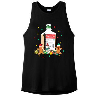 Jolly Pharmacy Crew Pharmacist Group Matching Christmas Great Gift Ladies PosiCharge Tri-Blend Wicking Tank