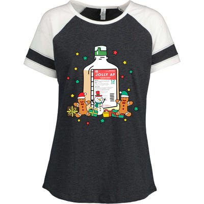 Jolly Pharmacy Crew Pharmacist Group Matching Christmas Great Gift Enza Ladies Jersey Colorblock Tee