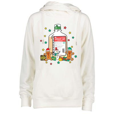 Jolly Pharmacy Crew Pharmacist Group Matching Christmas Great Gift Womens Funnel Neck Pullover Hood