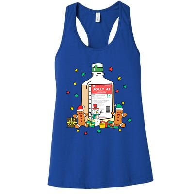 Jolly Pharmacy Crew Pharmacist Group Matching Christmas Great Gift Women's Racerback Tank