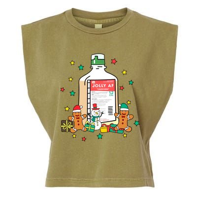 Jolly Pharmacy Crew Pharmacist Group Matching Christmas Great Gift Garment-Dyed Women's Muscle Tee