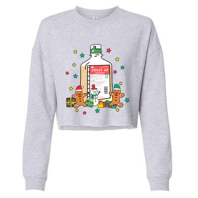 Jolly Pharmacy Crew Pharmacist Group Matching Christmas Great Gift Cropped Pullover Crew