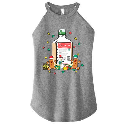 Jolly Pharmacy Crew Pharmacist Group Matching Christmas Great Gift Women's Perfect Tri Rocker Tank