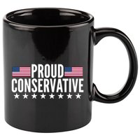 Justjenrx Proud Conservative 11oz C Handle Ceramic Mug