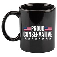 Justjenrx Proud Conservative 11oz C Handle Ceramic Mug