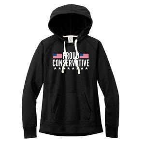 Justjenrx Proud Conservative Women's Fleece Hoodie