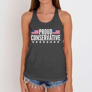 Justjenrx Proud Conservative Women's Knotted Racerback Tank