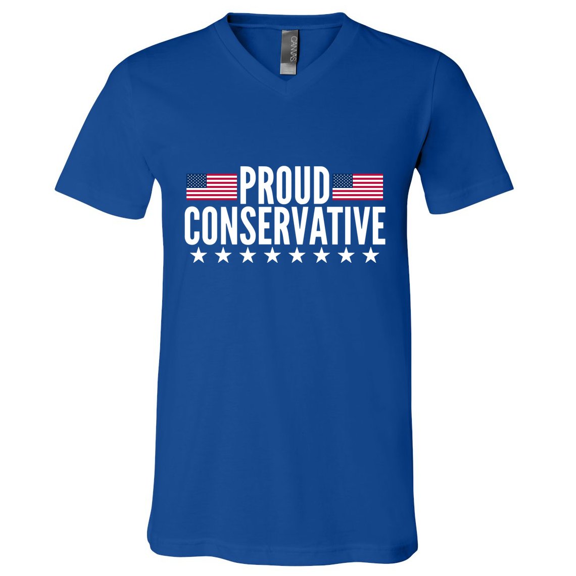 Justjenrx Proud Conservative V-Neck T-Shirt