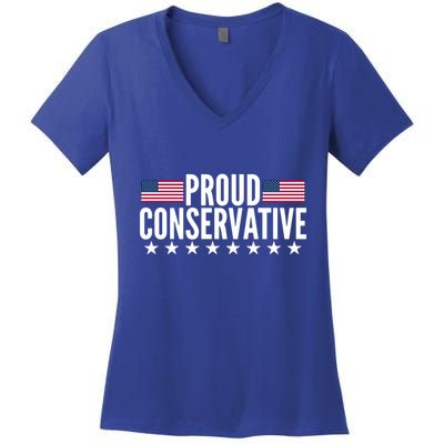 Justjenrx Proud Conservative Women's V-Neck T-Shirt