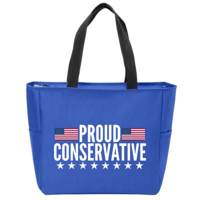 Justjenrx Proud Conservative Zip Tote Bag