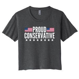 Justjenrx Proud Conservative Women's Crop Top Tee