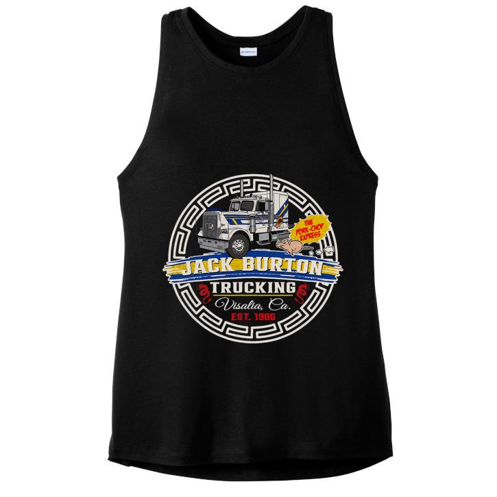 Jack Pork Chop Burton Circle Ladies PosiCharge Tri-Blend Wicking Tank