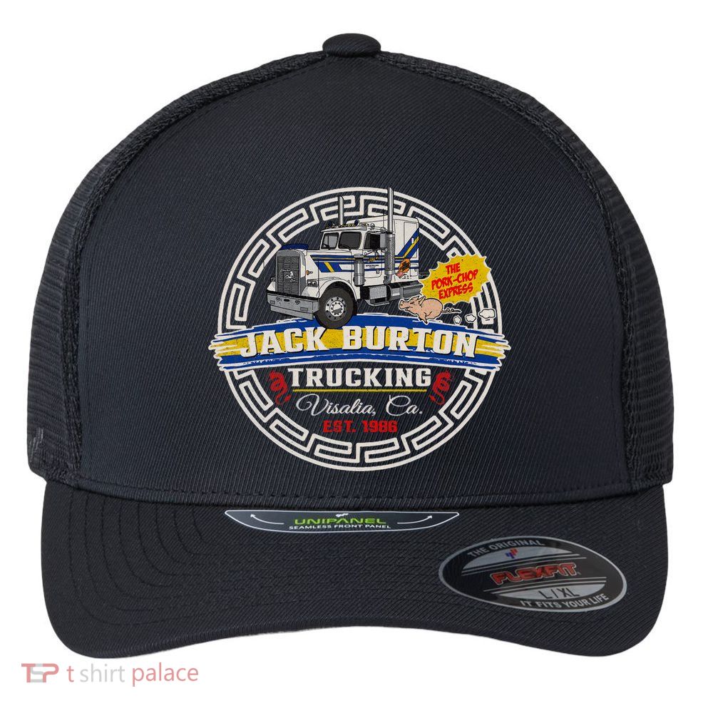 Jack Pork Chop Burton Circle Flexfit Unipanel Trucker Cap