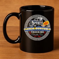 Jack Pork Chop Burton Circle 11oz C Handle Ceramic Mug