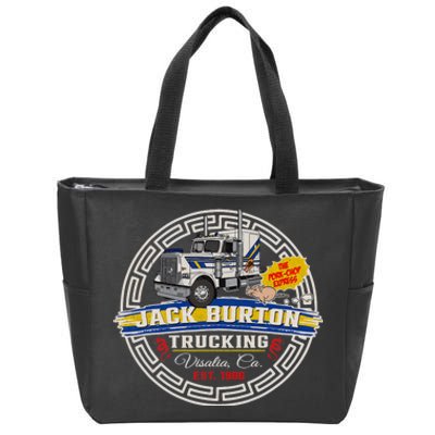 Jack Pork Chop Burton Circle Zip Tote Bag