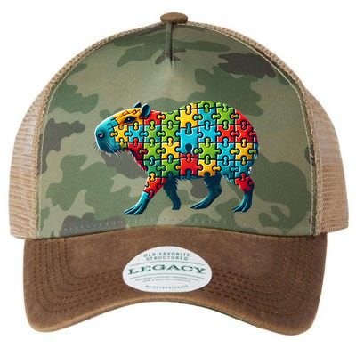 Jigsaw Puzzle Capybara Funny Gift Legacy Tie Dye Trucker Hat