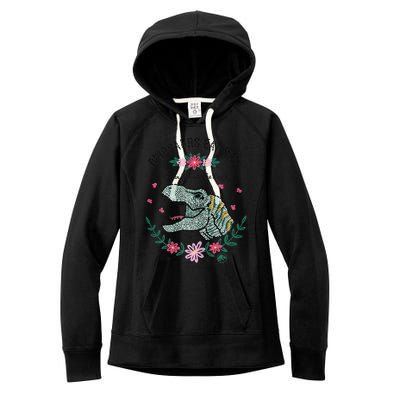 Dinos Eat Man Women Inherit The Earth Gift Women's Fleece Hoodie