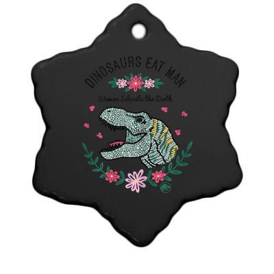 Dinos Eat Man Women Inherit The Earth Gift Ceramic Star Ornament