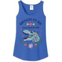 Dinos Eat Man Women Inherit The Earth Gift Ladies Essential Tank