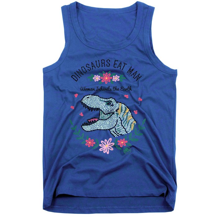 Dinos Eat Man Women Inherit The Earth Gift Tank Top