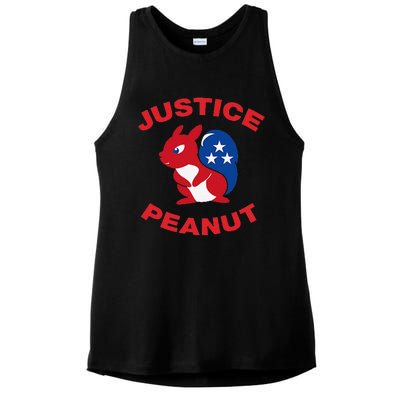 Justice Peanut Democrats Killed Peanut The Squirrel Monsters Ladies PosiCharge Tri-Blend Wicking Tank