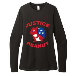 Justice Peanut Democrats Killed Peanut The Squirrel Monsters Womens CVC Long Sleeve Shirt