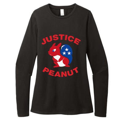 Justice Peanut Democrats Killed Peanut The Squirrel Monsters Womens CVC Long Sleeve Shirt