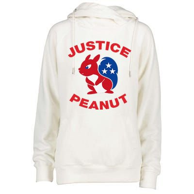 Justice Peanut Democrats Killed Peanut The Squirrel Monsters Womens Funnel Neck Pullover Hood